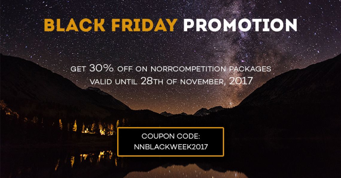 Black Friday great sale: get 30% off on NorrCompetition & discounts from partners
