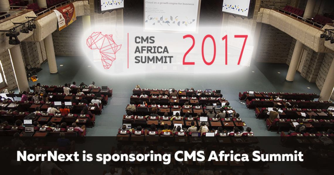 NorrNext is a giveaway sponsor of CMS Africa Summit