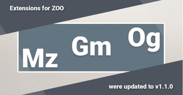 Extensions for ZOO updated to v1.1.0