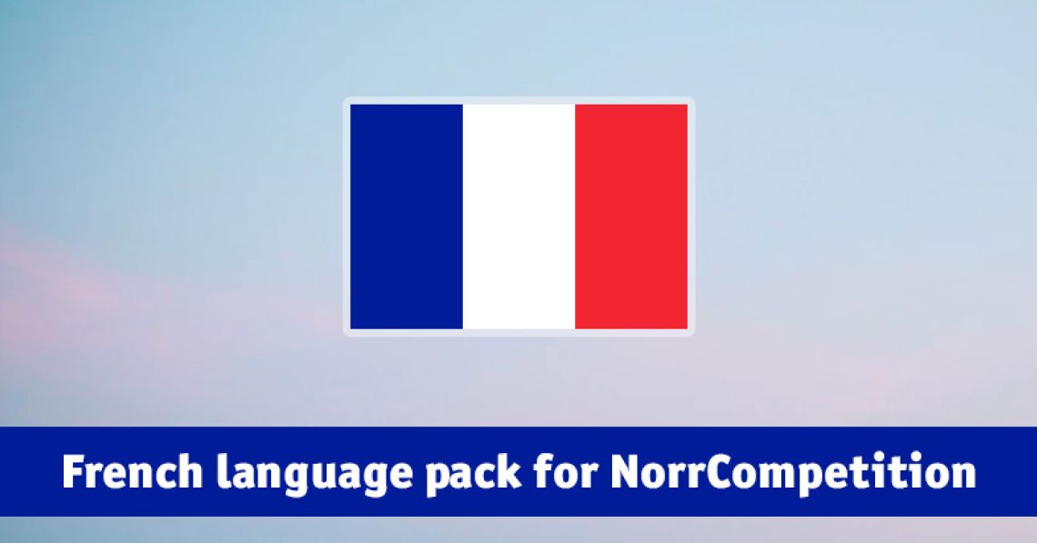 French language pack for NorrCompetition updated