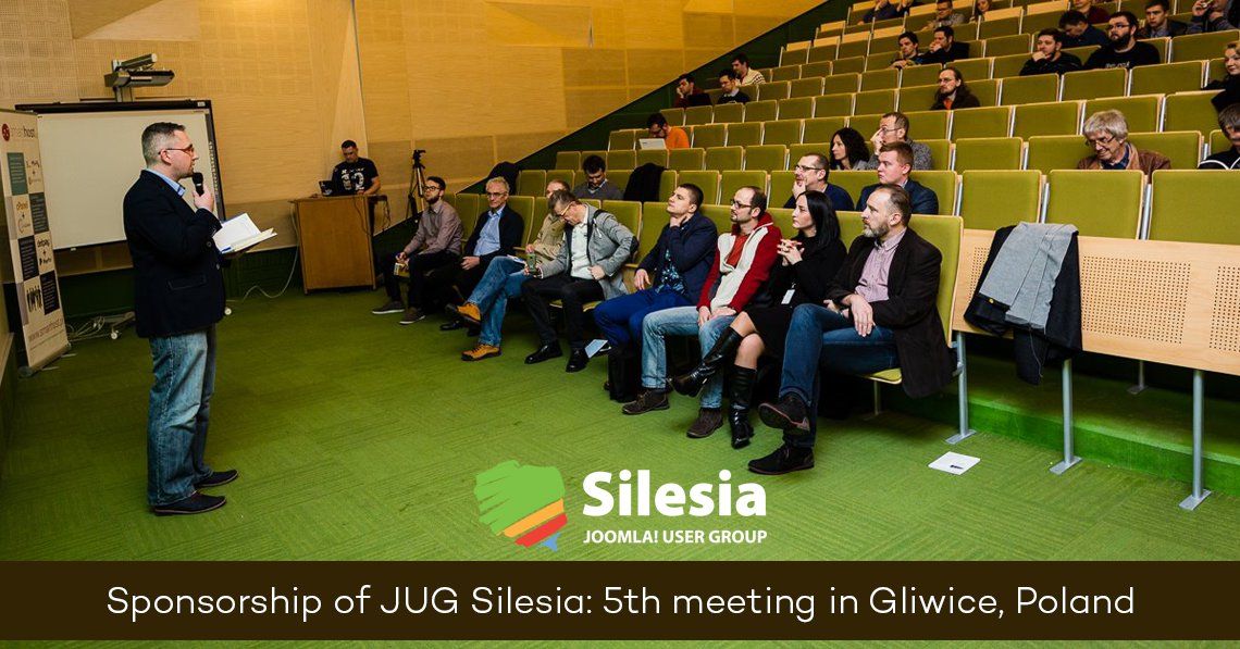 Sponsorship of JUG Silesia: the 5th meeting in Gliwice, Poland