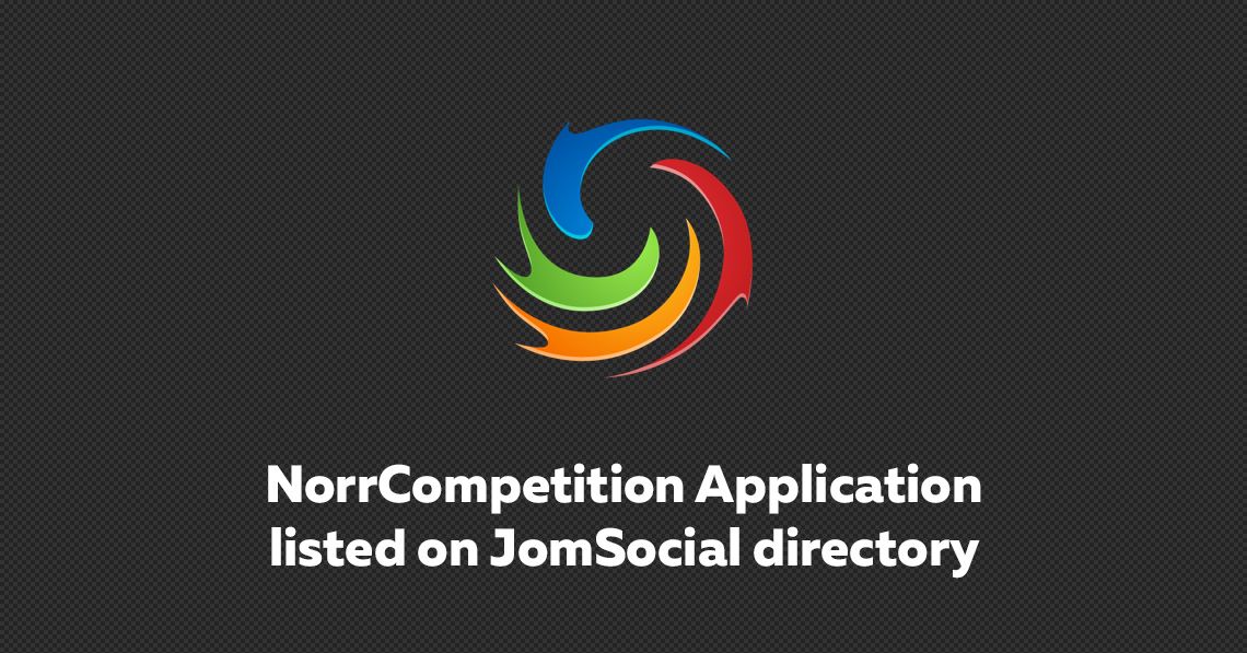 NorrCompetition Application listed on JomSocial directory