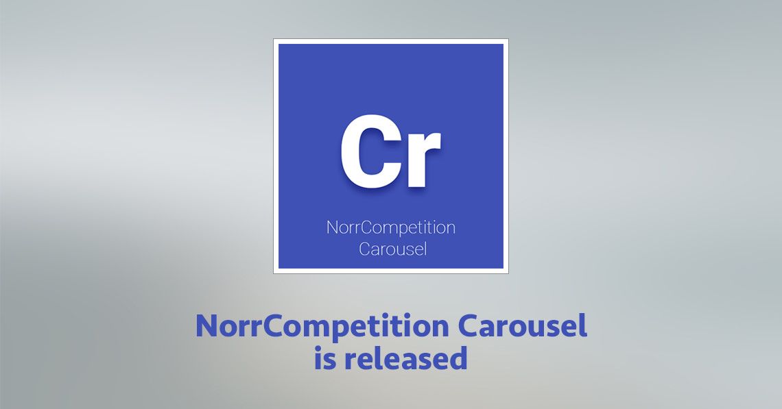 NorrCompetition Carousel module released
