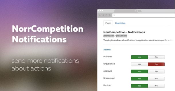 The release of NorrCompetition Notifications plugin