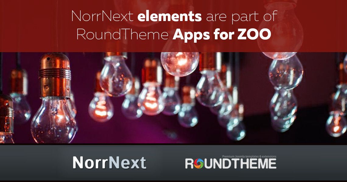 NorrNext elements are part of RoundTheme Apps for ZOO