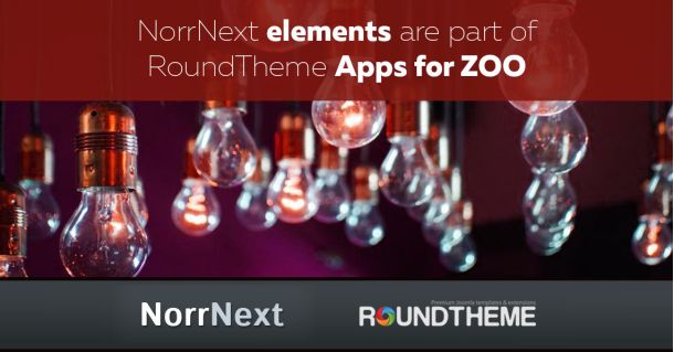 NorrNext elements are part of RoundTheme Apps for ZOO