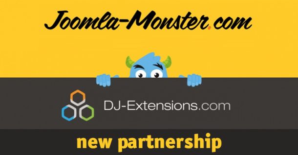 Partnership with Joomla-Monster and DJ-Extensions