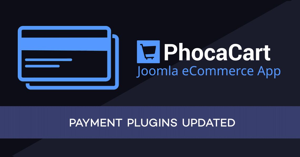 Payment Plugins for Phoca Cart updated