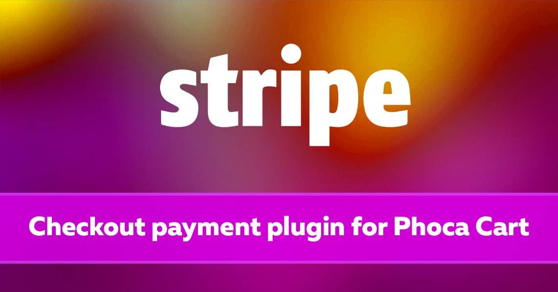 Stripe Checkout Plugin for Phoca Cart released