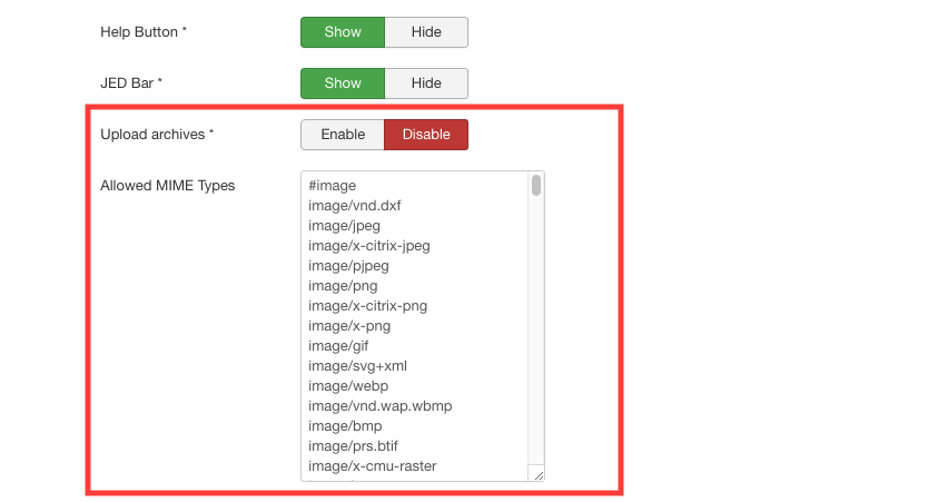 Archives uploading in Quantum Manager