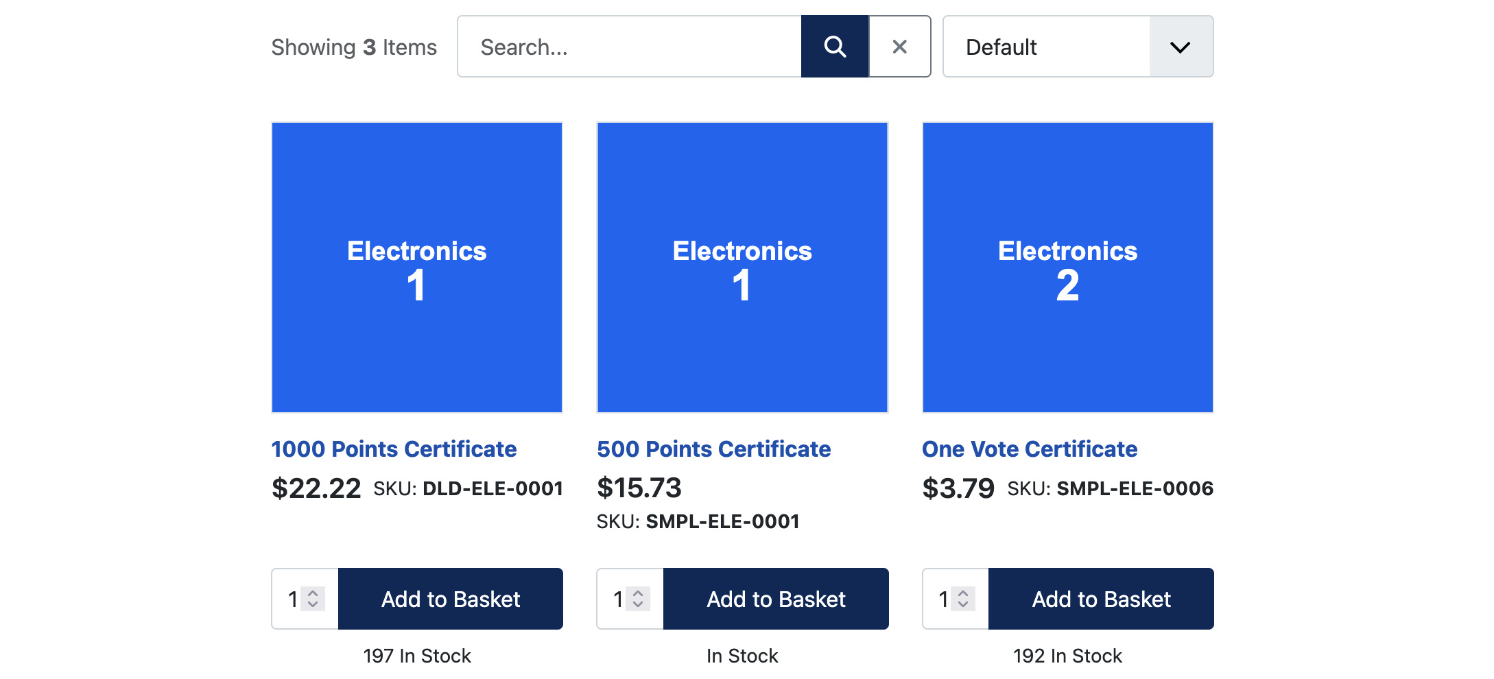 J2Commerce. Choose certificate to buy