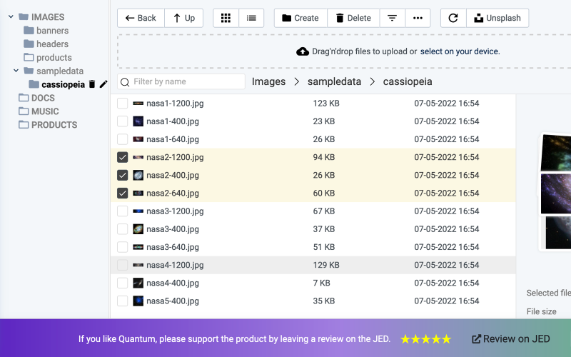 Quantum Manager showcase