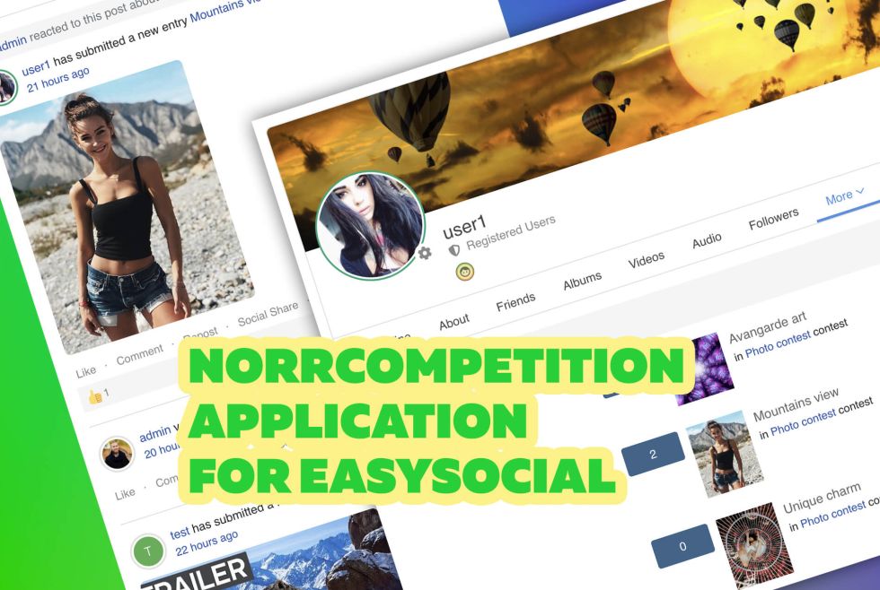 NorrCompetition Application for EasySocial