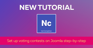 New tutorial: Set up voting contests on Joomla step-by-step