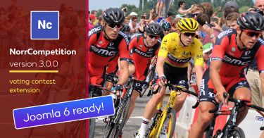 NorrCompetition 3.0 Released: Native Joomla 6 Support, OTP Vote Verification, New Rating Systems & More
