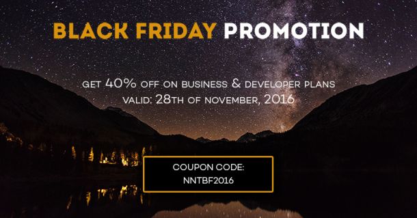 Black Friday 2016 Great Sale: get 40% off & discounts from partners