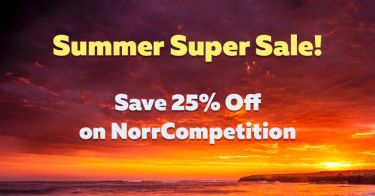 Summer Super Sale! Get 25% Off on NorrCompetition (updated)