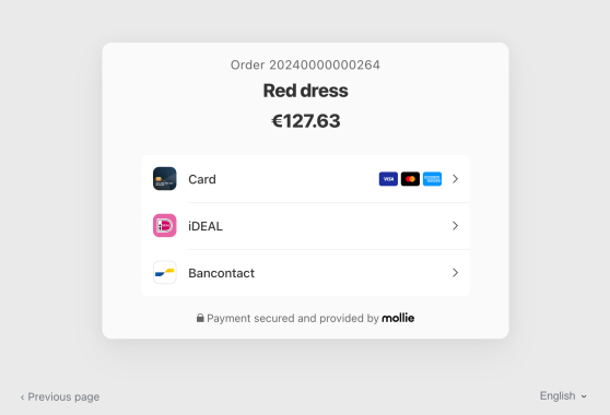 Mollie for Phoca Cart