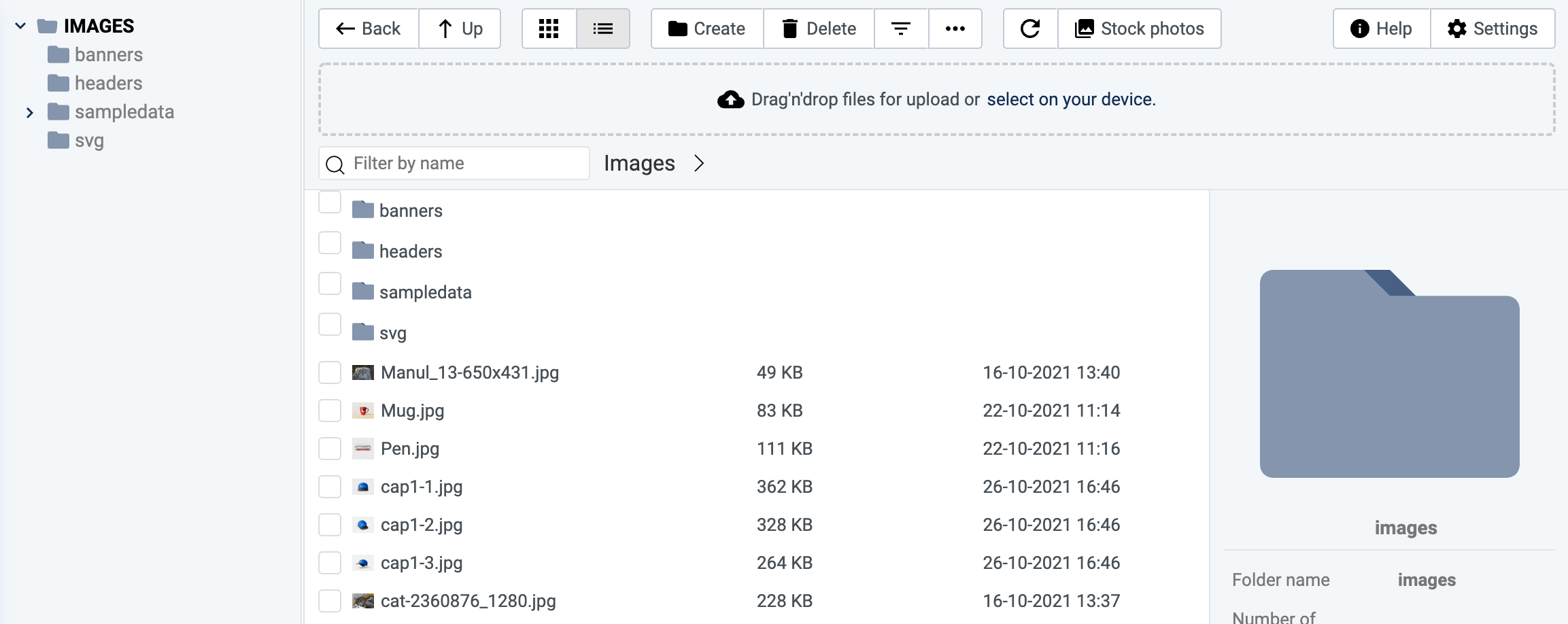 Changes in table view
