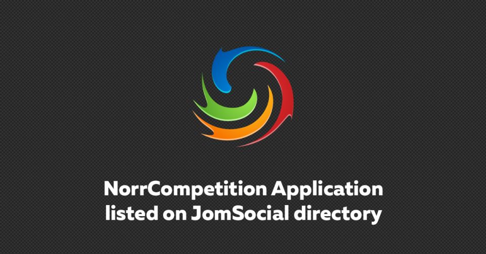 NorrCompetition Application listed on JomSocial directory