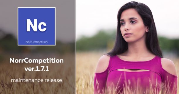 The release of NorrCompetition 1.7.1