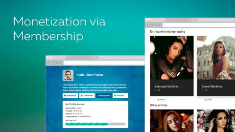 Monetize Voting Contests via Membership