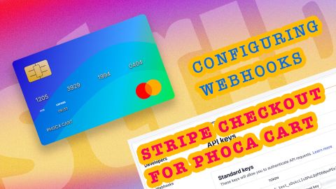 Stripe Checkout for Phoca Cart. Configuring webhooks
