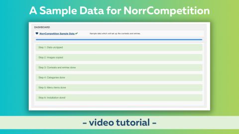 Installing a Sample Data