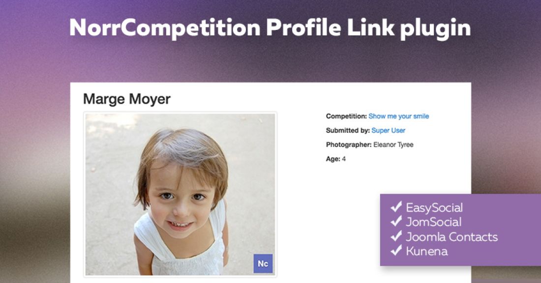 NorrCompetition Profile Link plugin released