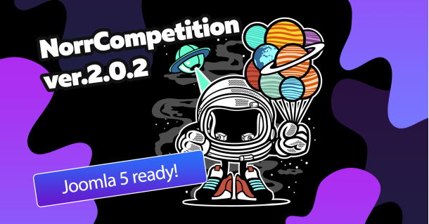 NorrCompetition 2.0.2 released. Joomla 5 ready