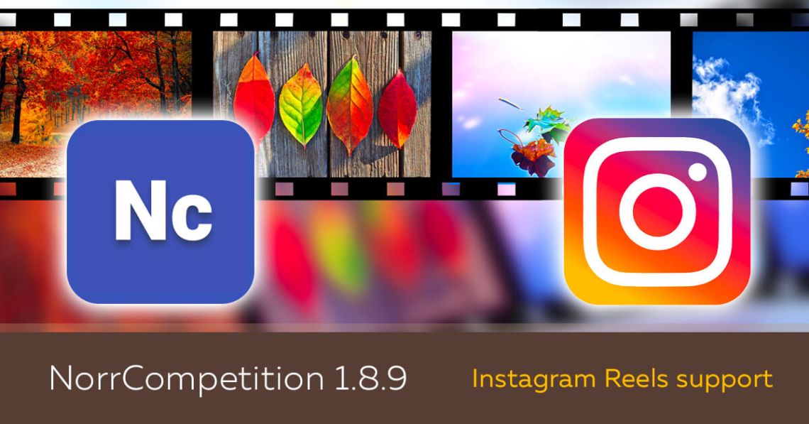NorrCompetition 1.8.9 released. Instagram Reels added