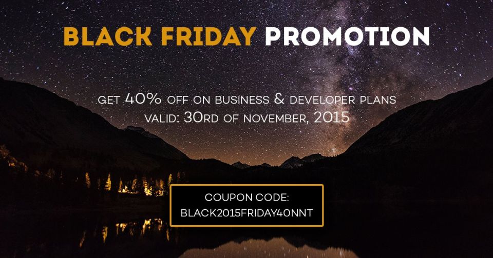 Black Friday deals: get up to 40% off on plans