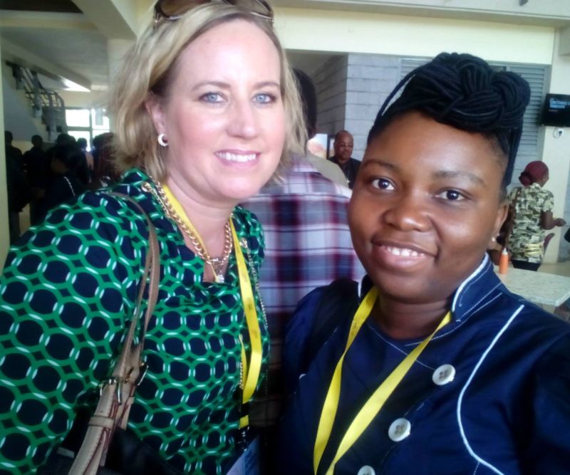 Sarah Watz and Adedayo Makinde