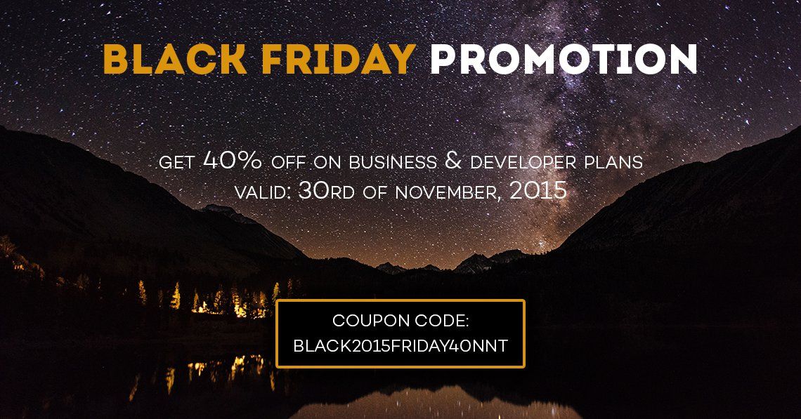 Black Friday deals: get up to 40% off on plans