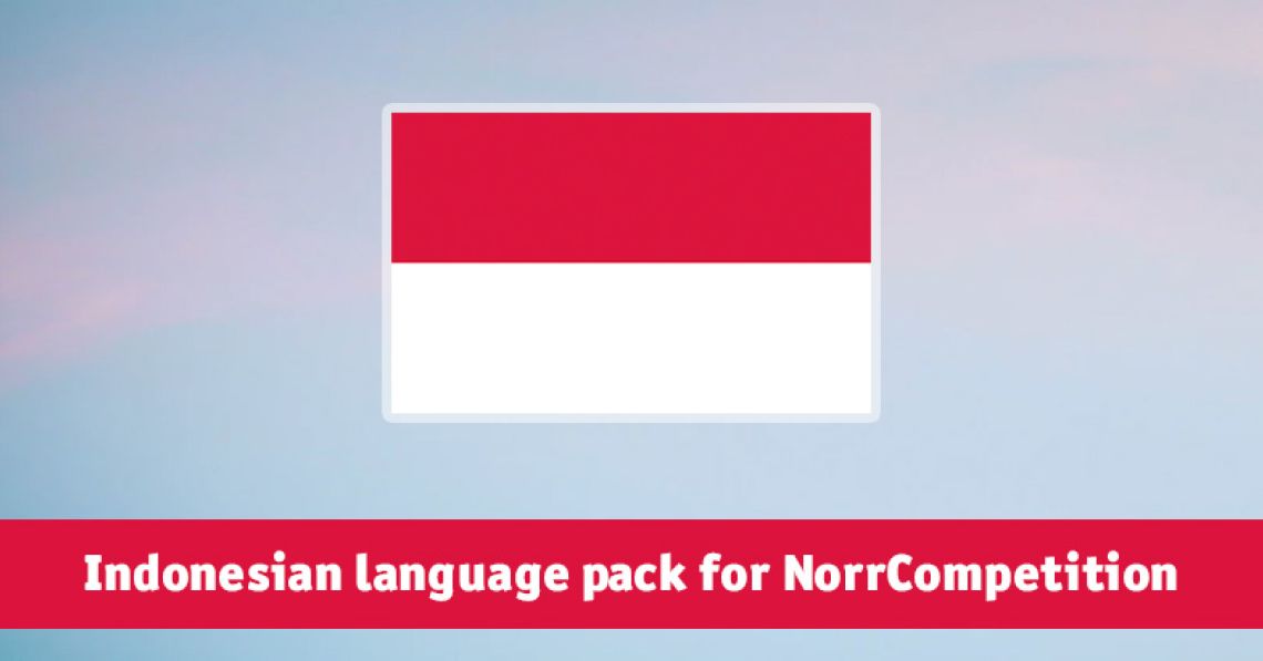 Indonesian language pack for NorrCompetition updated