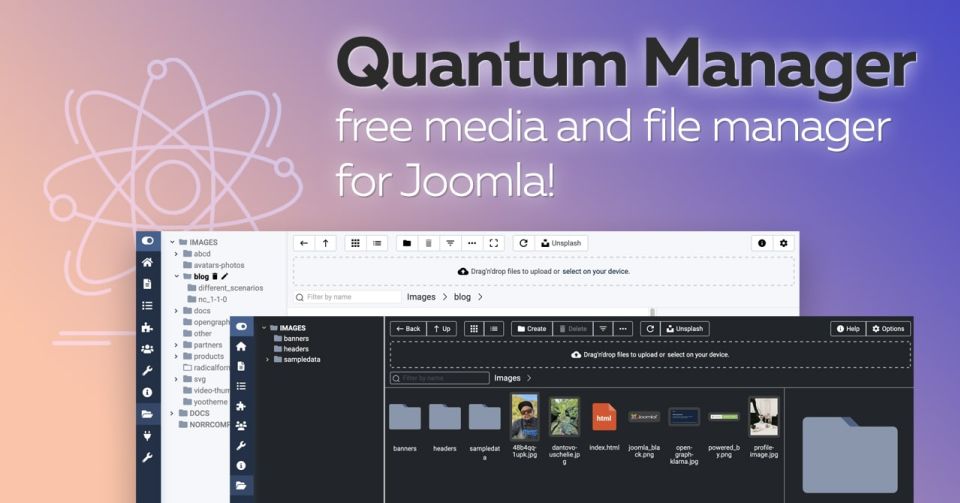 Quantum Manager 3.3.0 — Joomla 6 Compatibility and Secure SVG Thumbnails