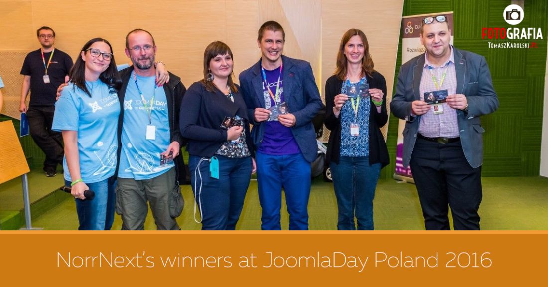 NorrNext's Winners at JoomlaDay Poland 2016