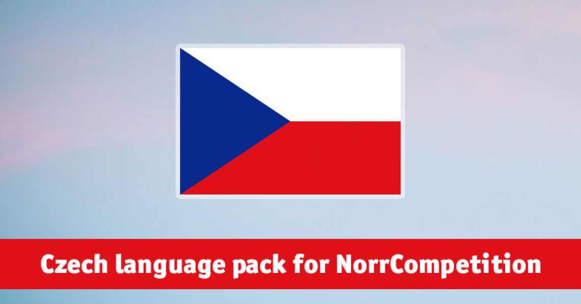 Czech language pack for NorrCompetition added