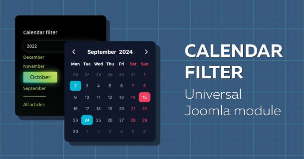 Calendar Filter - New Joomla Module/Plugin to Filter Articles