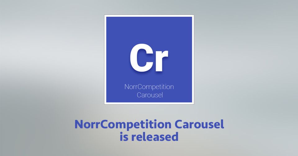 NorrCompetition Carousel module released