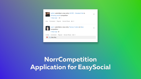 Application for EasySocial
